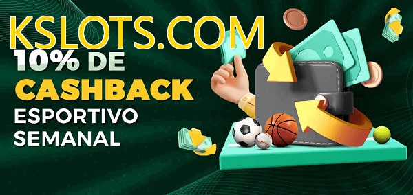 10% de bônus de cashback na KSLOTS.COM